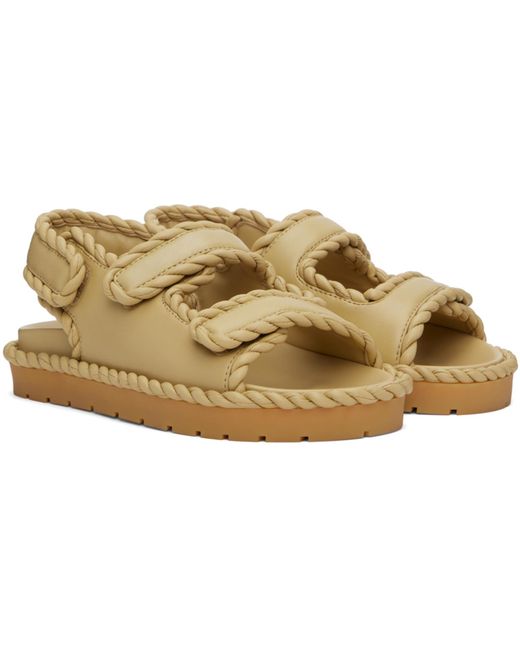 Bottega Veneta Black Jack Flat Sandals