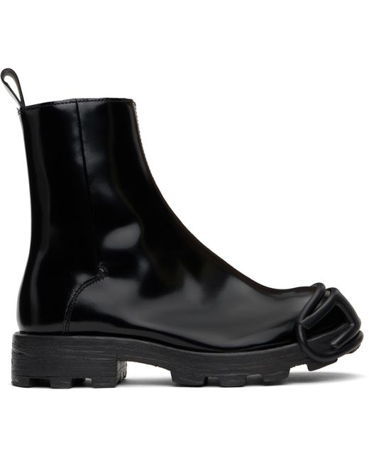 DIESEL Black D-Hammer Bt Zip D Boots for men