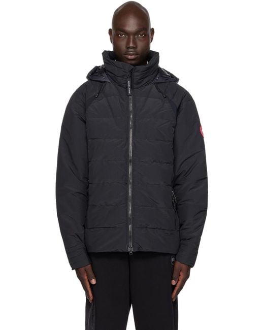 Canada Goose Blue Black Hybridge Base Down Jacket for men