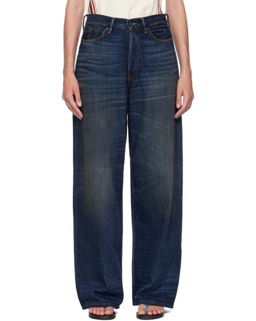 Acne Blue Loose Fit 1981 Jeans