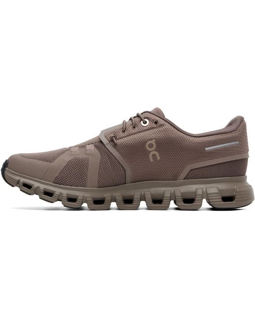 On Shoes Brown Cloud 6 Sneakers for men
