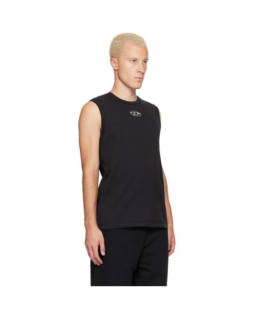 DIESEL Black T-Bisco-Iod Tank Top for men