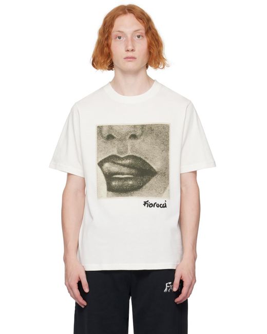 Fiorucci White Lips T-shirt for men