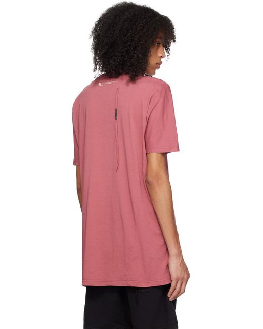 Boris Bidjan Saberi 11 Pink Garment-dyed T-shirt for men