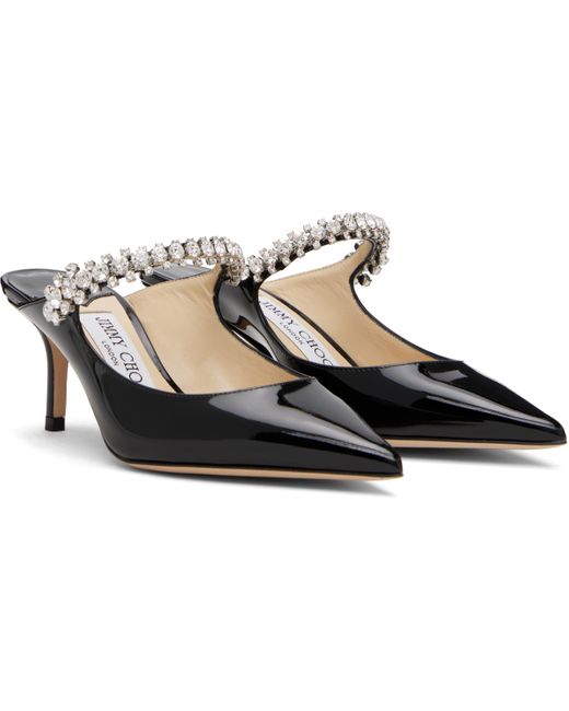 Mules À Talon De 65 Mm Noires À Bride Bing Jimmy Choo en coloris Black