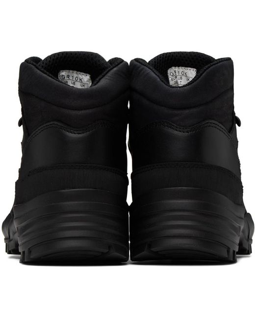 GR10K Black Montebove Boots for men