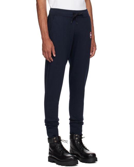 Canada Goose Blue Huron Sweatpants for men