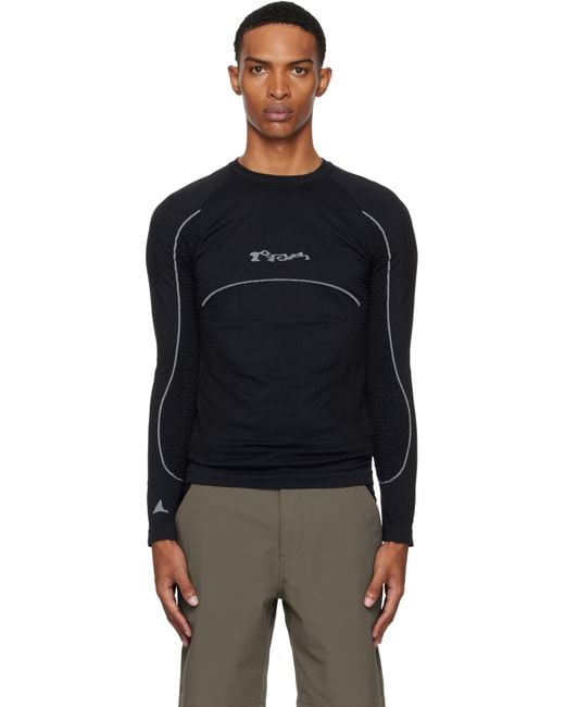 Roa Seamless Long Sleeve T-Shirt in Black for Men | Lyst Roa Seamless Long Sleeve T-Shirt in Black for Men | Lyst