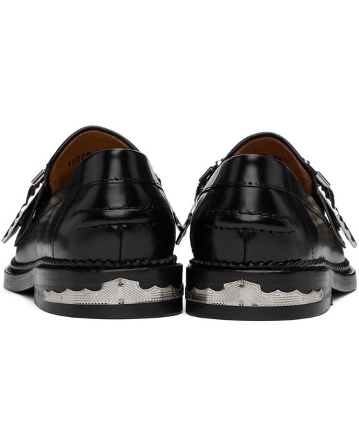 Toga Black Ssense Exclusive Hardware Loafers