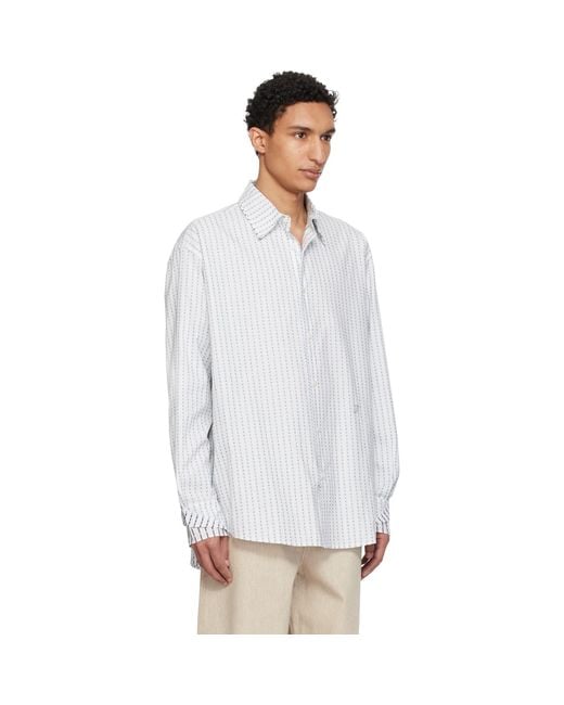 Jacquemus White 'The Letro' Shirt for men