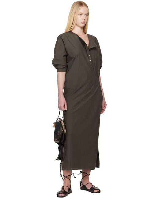 Lemaire Brown Opanka Flat Sandals