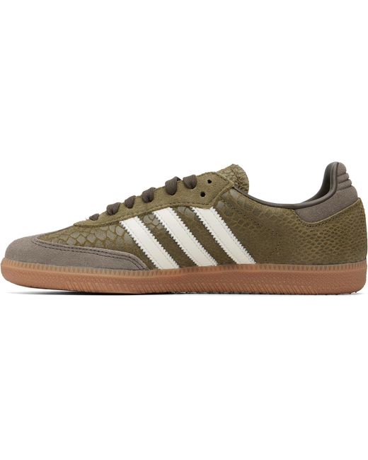 Adidas Originals Brown Samba Og Sneakers
