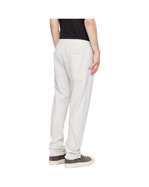 Rick Owens Black Off- Temple Berlin Drawstring Sweatpants for men