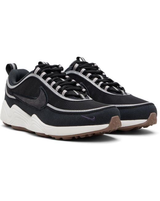 Nike Black Air Zoom Spiridon Sneakers for men