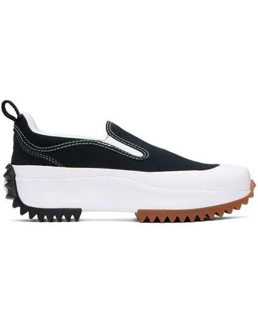 Runstar hike trainers black white 2025