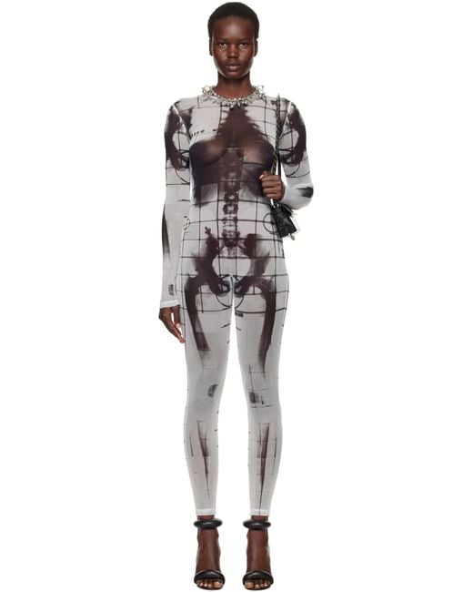 Jean Paul Gaultier Black 'The Squeletor' Jumpsuit