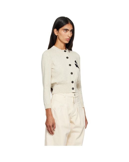 Isabel Marant Natural Newton Cardigan