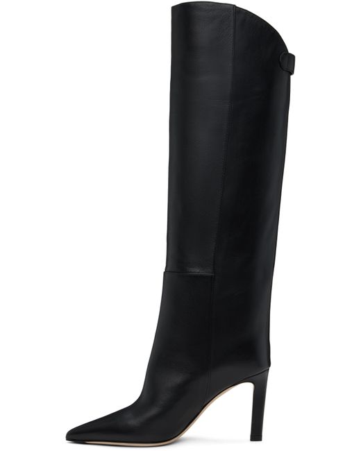 Jimmy Choo ブラック Alizze Knee 85 ロングブーツ Black