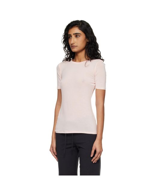 Skims Black Sheer Modal Long T-Shirt
