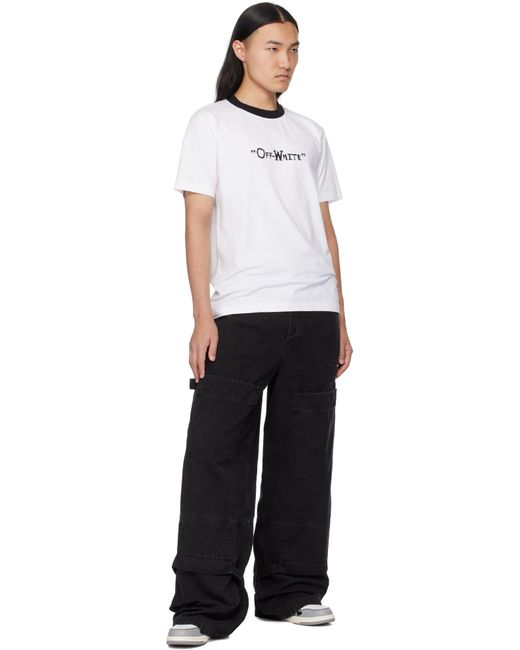メンズ Off-White c/o Virgil Abloh ホワイト Off Quote スリムフィットTシャツ White