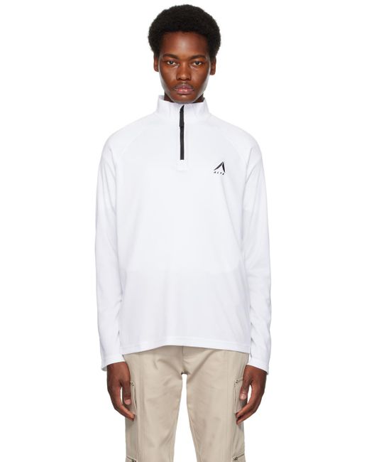 1017 ALYX 9SM White Quarter Zip Sweatshirt for Men | Lyst UK