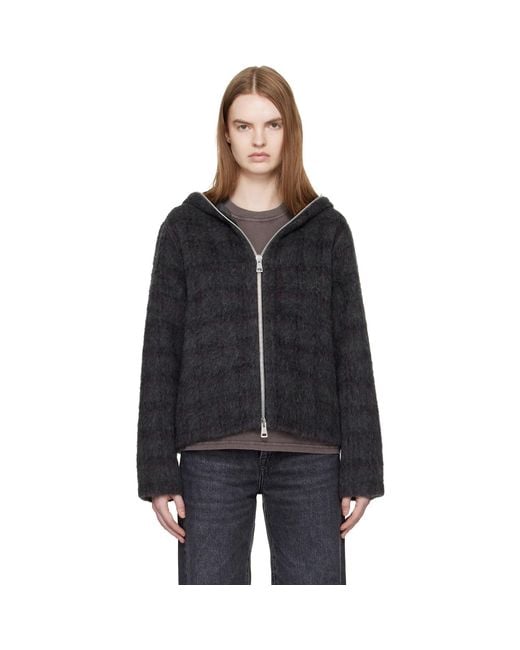 Our Legacy Black Full Zip Hood Jacket