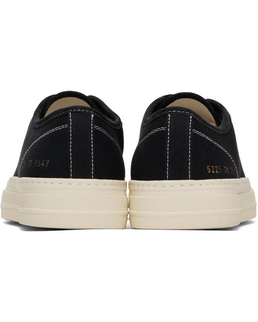 Common Projects Black Tournament Sneakers for men