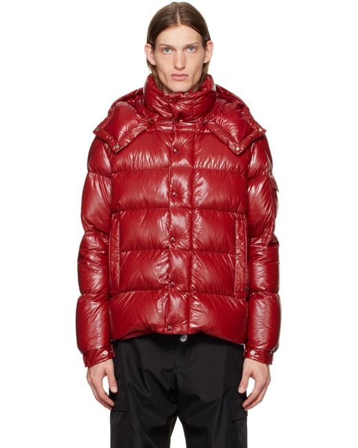 Moncler Synthetic Maya 70th Anniversary Down Jacket in Red for Men ...