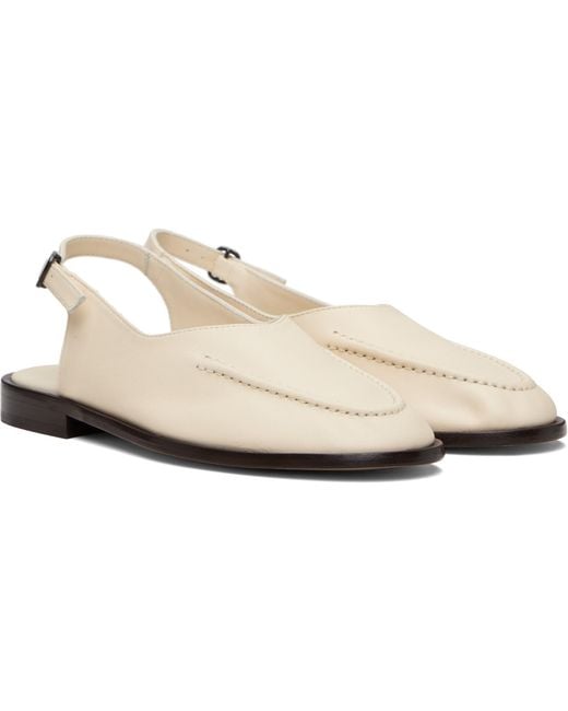 Hereu Black Off- Juliol Slingback Flats