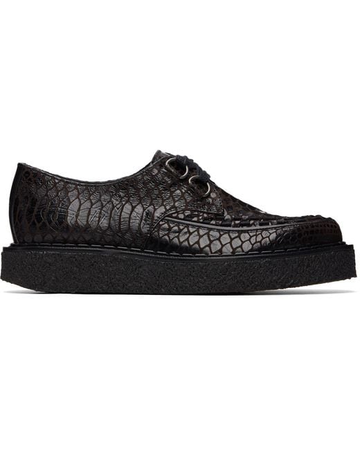 Vivienne Westwood Black George Cox Edition Hatton Derbys for men