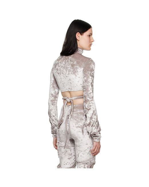 OTTOLINGER Metallic Wrap Loop Turtleneck