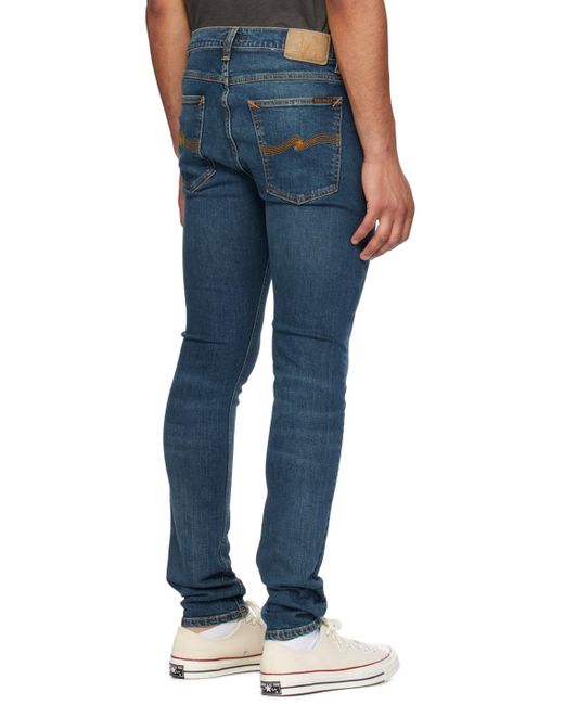 Nudie Jeans Blue Tight Terry Jeans for men