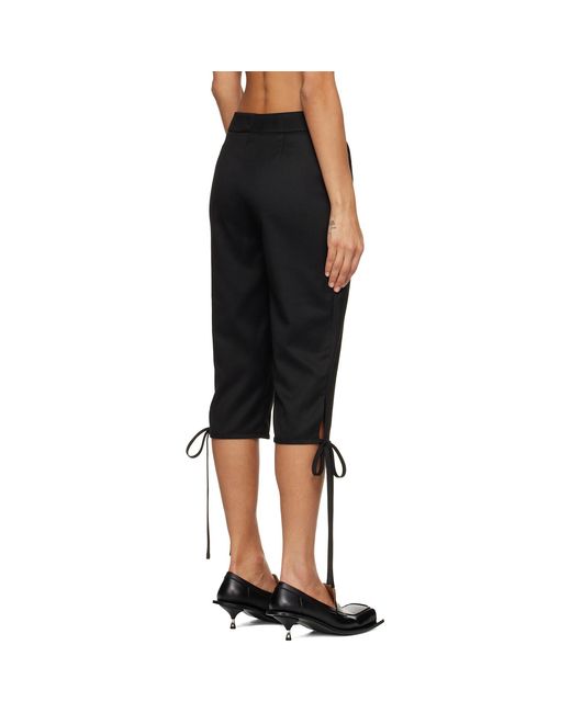 FIDAN NOVRUZOVA Black Ira Capri Trousers