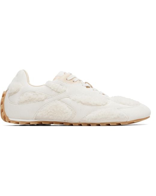 Bottega Veneta White Off- Orbit Flash Sneakers for men