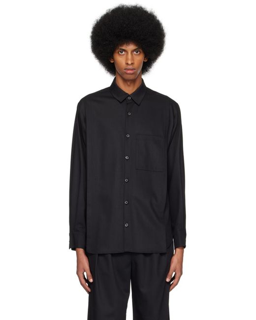 Rito Structure Black Tuck Shirt for men