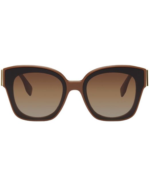 Fendi Black Brown ' First' Sunglasses