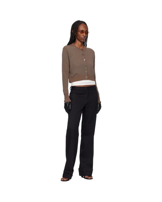 Our Legacy Black Micro Cardigan