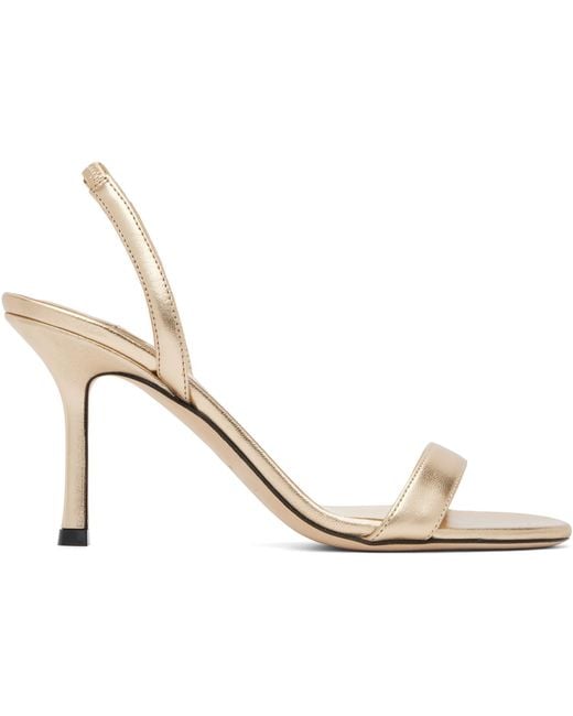 Jimmy Choo Metallic Jenn 85 Heeled Sandals