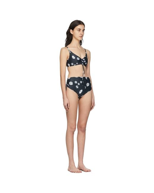 Rabanne Black Ssense Exclusive Daisy Bikini
