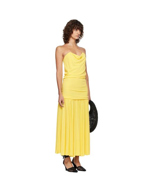 Jacquemus Yellow 'The Abiha' Maxi Dress