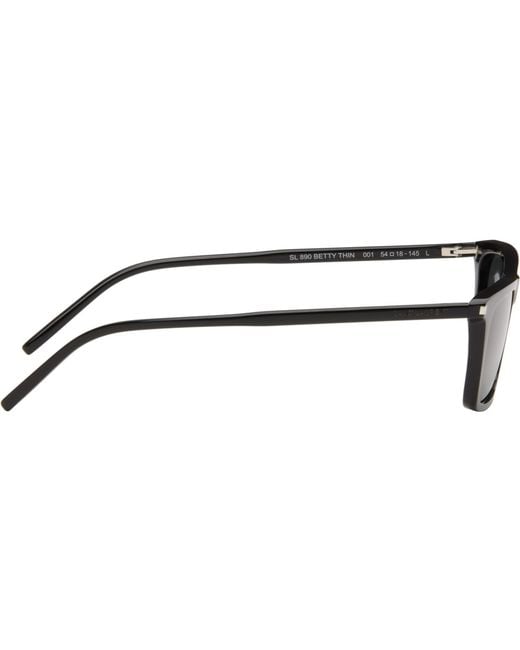 Saint Laurent Black Sl 890 Betty Thin Sunglasses for men