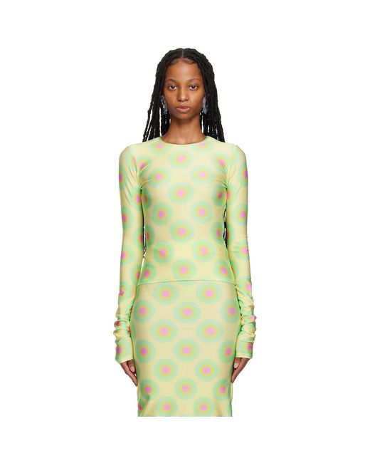 Sportmax Multicolor Green Ennio Long Sleeve T-shirt