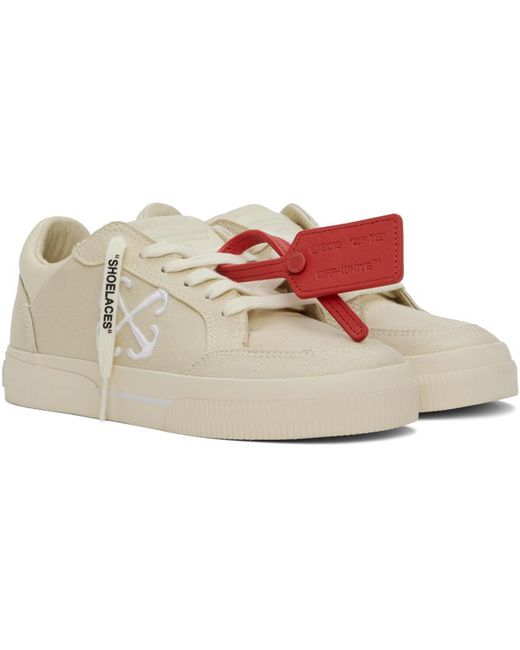Off-White c/o Virgil Abloh Black Off- Off- New Low Vulcanized Sneakers
