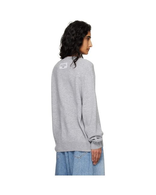 Acne Gray Cashmere Sweater