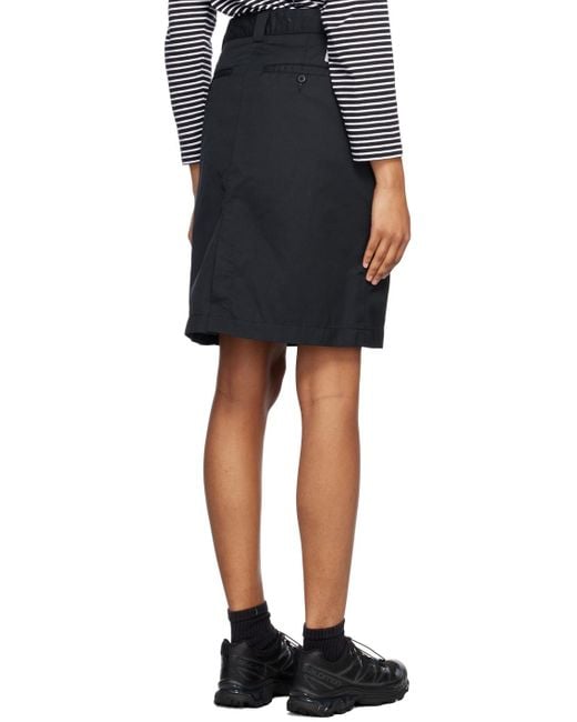 Carhartt Black Twill Master Miniskirt