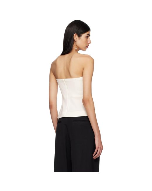 Co. Black Straight Neck Bustier