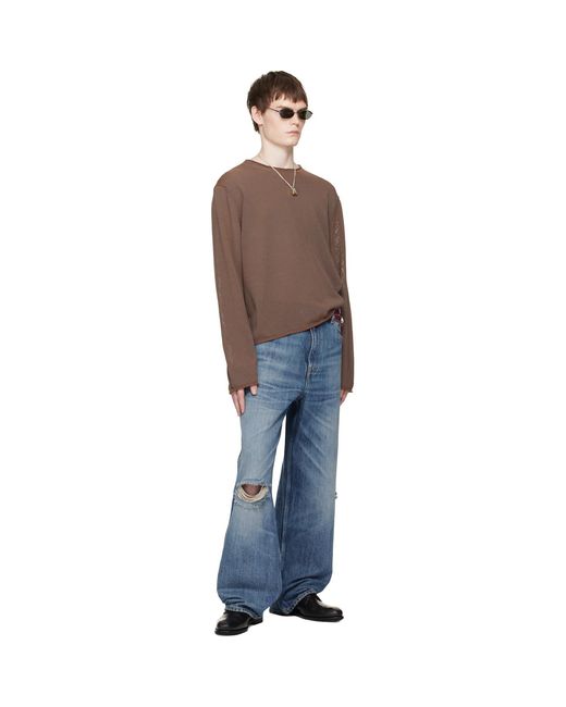 Our Legacy Multicolor Rigid Popover Sweater for men