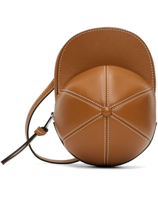 J.W. Anderson Brown Tan Medium Cap Bag for men