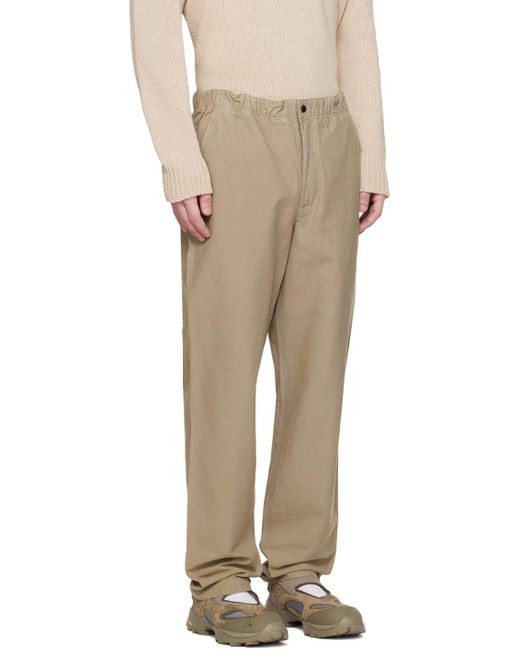 Norse Projects Natural Ezra Trousers for men