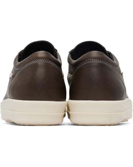 Rick Owens Brown Tower Vintage Sneaks Sneakers for men